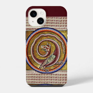 Mittelalterliches Bestiarium, Schlangendrachenkrei iPhone 14 Hülle