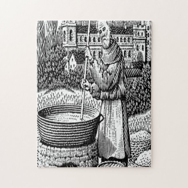 "Mittelalterliches Bier & Brauerei" Puzzle (Vertikal)