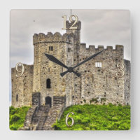 Mittelalterliches Cardiff Castle Inner Behalten, W