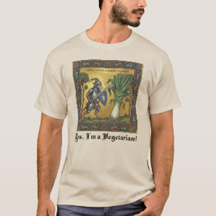 Mittelalterliches Chaos: Die Ziege greift den Lauc T-Shirt