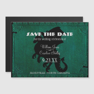 Mittelalterliches Drachenschwert Save the Date Vin Magneteinladung