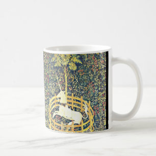 Mittelalterliches Einhorn-Tapisserie - Tasse