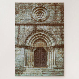 Mittelalterliches Gotisches Portal in Santiago de  Puzzle