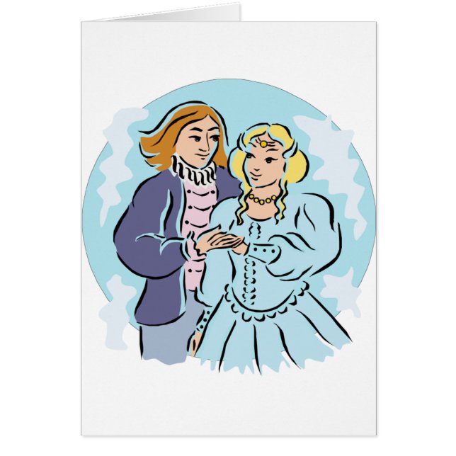 Mittelalterliches Hochzeitspaar (Vorne)