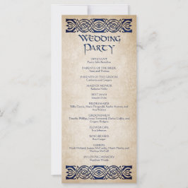 Mittelalterliches Hochzeitsprogramm