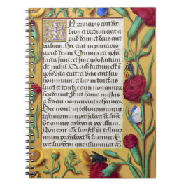 Mittelalterliches Illuminiertes Manuskript Gospel  Notizblock