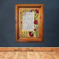 Mittelalterliches Illuminiertes Manuskript Gospel 
