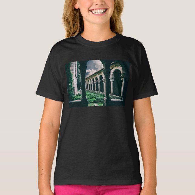 mittelalterliches Kloster T-Shirt (Vorderseite)