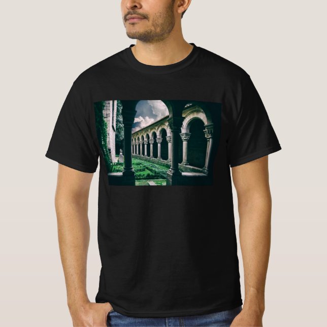 mittelalterliches Kloster T-Shirt (Vorderseite)