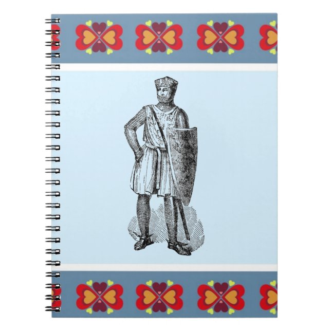 Mittelalterliches Knight-Notebook Notizblock (Vorderseite)