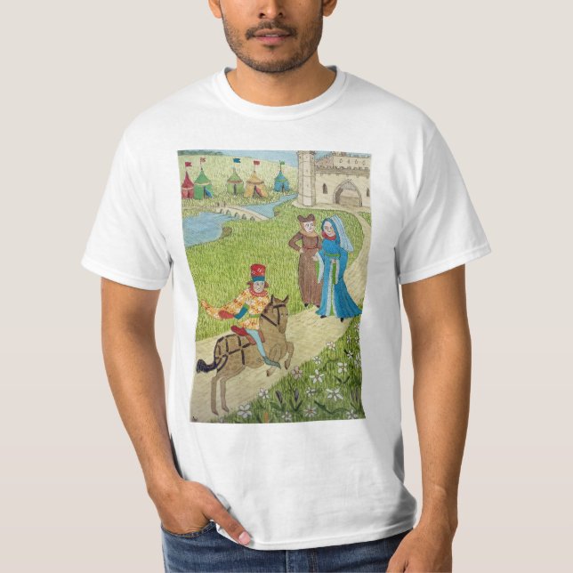 Mittelalterliches Leben in England- - T-Shirt (Vorderseite)