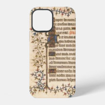 Mittelalterliches Manuskript für den Fall Iphone