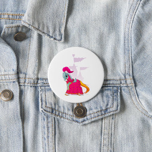 Mittelalterliches Pferd Button