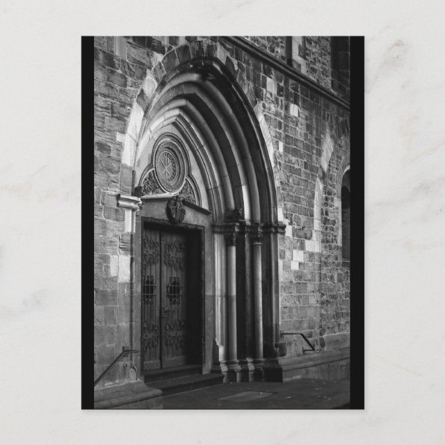 Mittelalterliches Portal (Postkarte) Postkarte (Vorderseite)