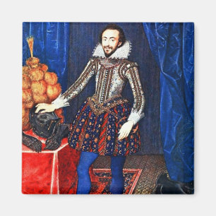 Mittelalterliches Portrait Magnet