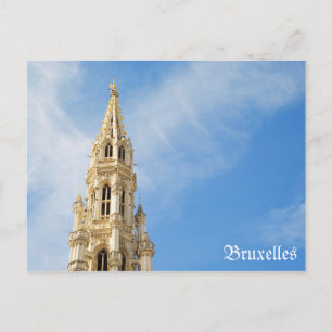 mittelalterliches Rathaus in Brüssel Postkarte