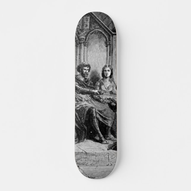 Mittelalterliches Ritterskateboard Skateboard (Vorne)