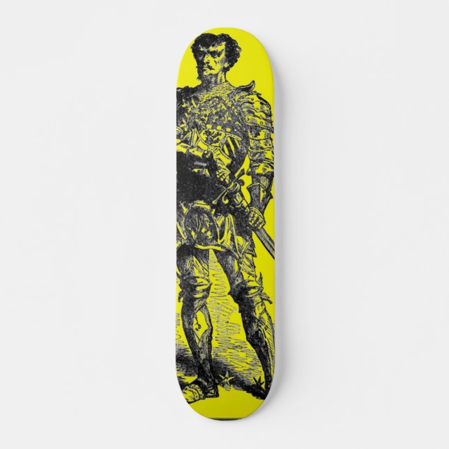 Mittelalterliches Ritterskateboard Skateboard (Vorne)