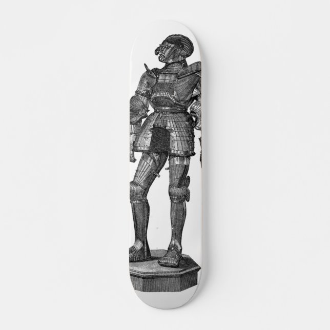 Mittelalterliches Ritterskateboard Skateboard (Vorne)