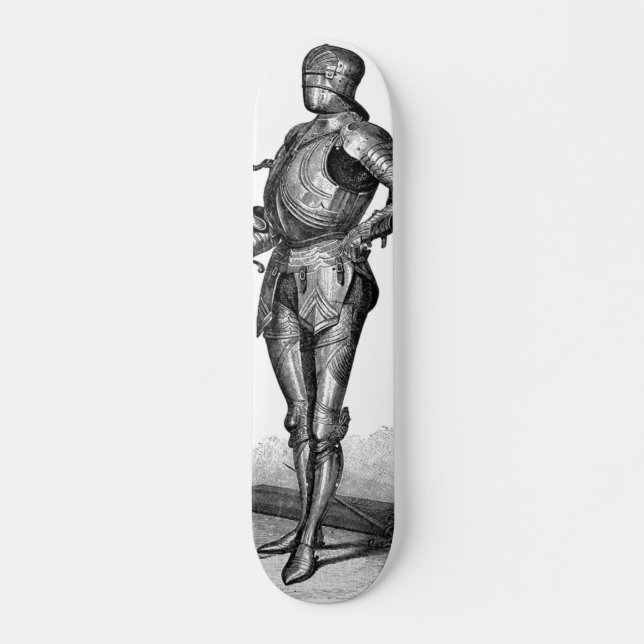 Mittelalterliches Ritterskateboard Skateboard (Vorne)