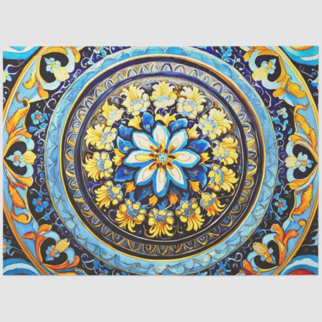 Mittelalterliches römisch-italienisches spanisches seidenpapier (Vorderseite)