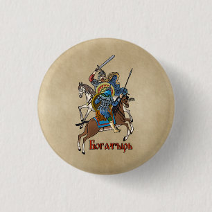 Mittelalterliches Russisches Bogatyr Button