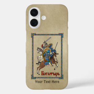 Mittelalterliches Russisches Bogatyr iPhone 16 Hülle