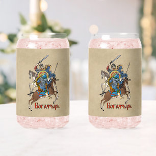 Mittelalterliches Russisches Bogatyr Dosenglas