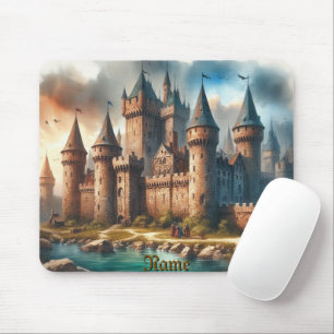 Mittelalterliches Schloss am Lago Maggiore Mousepad