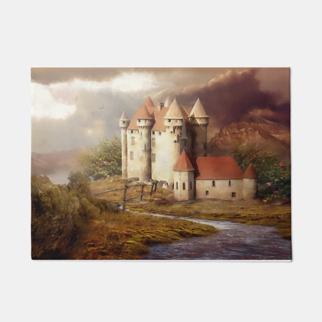 Mittelalterliches Schloss Lauf Floor Mat Fußmatte (Vorderseite)