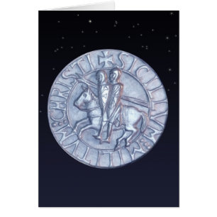 Mittelalterliches Siegel der Tempelritter