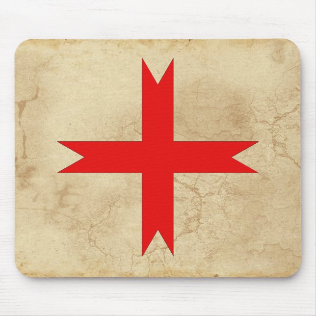 Mittelalterliches Siegel der Tempelritter Mousepad (Vorne)