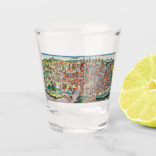 Mittelalterliches Wahrzeichen von Florenz in Itali Schnapsglas