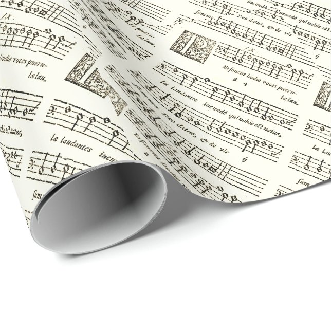 Mittelalterliches Weihnachtskartonpapier Geschenkpapier (Rolleneckpunkt)