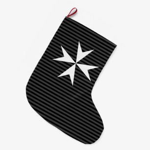 Mittelalterliches Weißkreuz   Order of St John (UK Großer Weihnachtsstrumpf