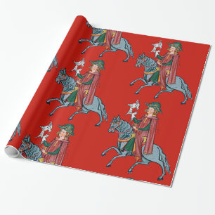 mittelalterliches Wrackpapier Geschenkpapier