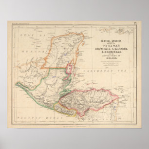 Mittelamerika 4 poster