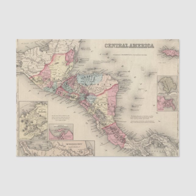 Mittelamerika 5 seidenpapier (Vorderseite)