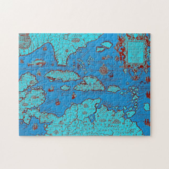 Mittelamerika ("Amerika Occidentalis ") Puzzle (Horizontal)