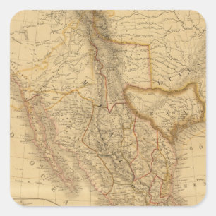Mittelamerika Quadratischer Aufkleber