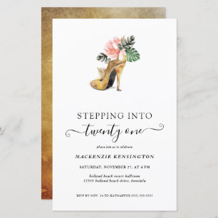 Mittelaufstockung für 21 Heelse mit Blumengolden z