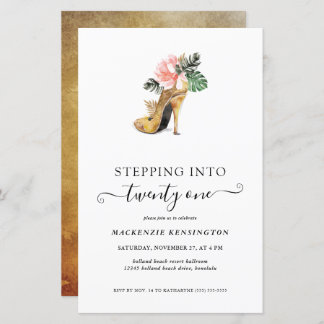 Mittelaufstockung für 21 Heelse mit Blumengolden z