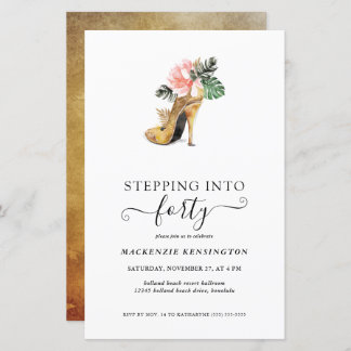 Mittelaufstockung für 40 Blumengolden-Heels Geburt