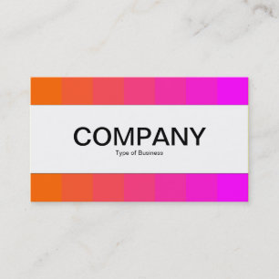 Mittelband - Farben, Orange bis Magenta Visitenkarte