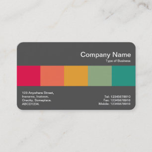 Mittelband (Grau 70pc) - Farben Visitenkarte