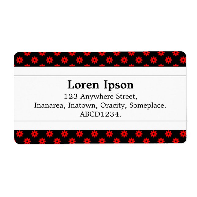 Mittelband II - rote Blume (Vorne)