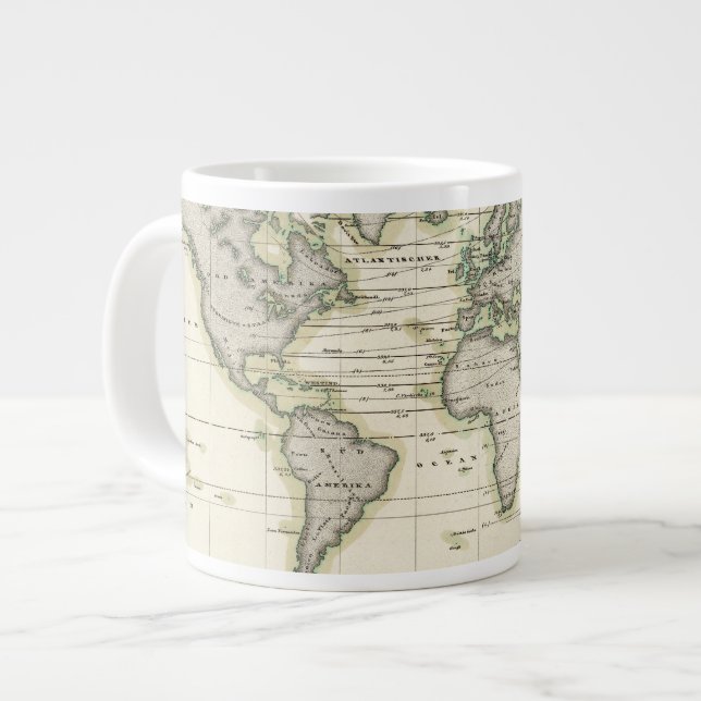 Mittelbarometer Jumbo-Tasse (Vorderseite Links)