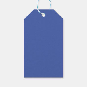 Mittelblau #445EAA, Verblasstes Blau Geschenkanhänger