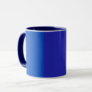 Mittelblau - stark blau - grau-blau tasse
