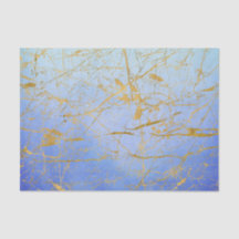 Mittelblaue Wasserfarbe mit Goldsplitter